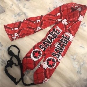 Savage barbell hello kitty wrist wraps for lifting